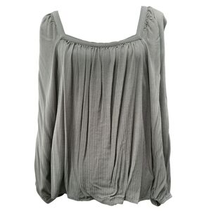 A NEW DAY | Boho Blouse | Color: Olive Green | Size: XL